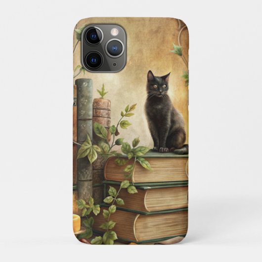 Enchanted Black Cat Library Case-Mate iPhoneケース (裏)