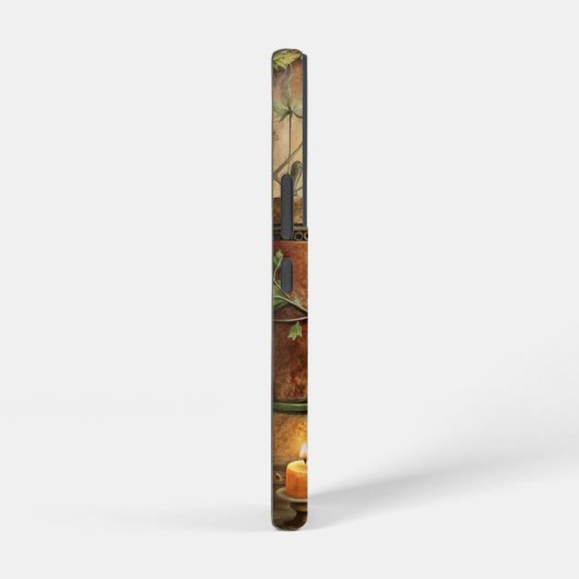 Enchanted Black Cat Library Samsung Galaxyケース (右側面)