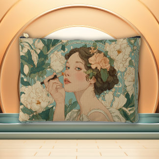 Enchanted Bloom Art Nouveau アクセサリーポーチ
