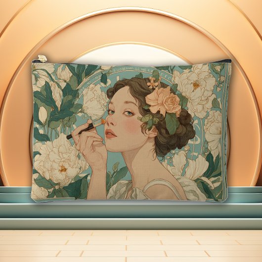 Enchanted Bloom Art Nouveau アクセサリーポーチ