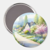 Enchanted Blossom Country Lane マグネット (正面/裏面)