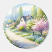 Enchanted Blossom Country Lane マグネット (正面)