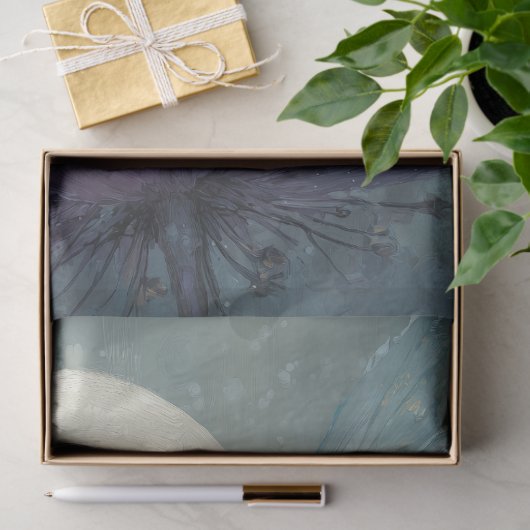 Enchanted Blue Fairy Watercolor Fantasy Decoupage 薄葉紙 (ギフト)