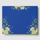 Enchanted Blue Lemon Blossom Wedding Guest Book ゲストブック (裏面)