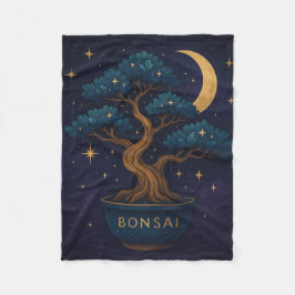 Enchanted Bonsai Tree Throw Blanket  フリースブランケット