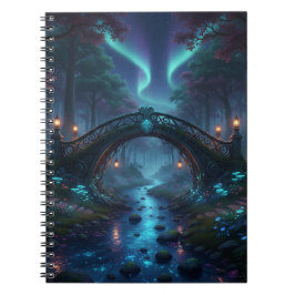 Enchanted Bridge Spiral notebook ノートブック