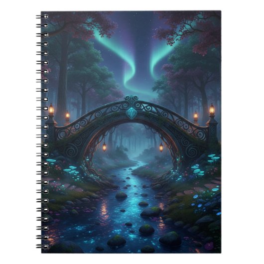 Enchanted Bridge Spiral notebook ノートブック (正面)