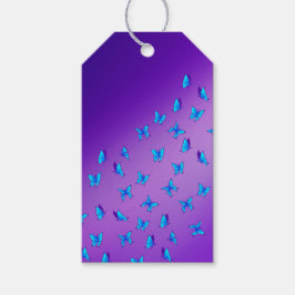 Enchanted Butterflies Purple  Gift Tags  ギフトタグ