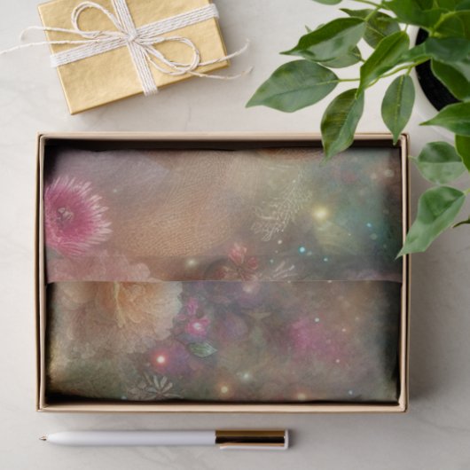 Enchanted Butterfly Garden and Cat Decoupage 薄葉紙 (ギフト)