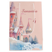 Enchanted Castle Gift Bag, Princess Present Bag  ミディアムペーパーバッグ (裏面)