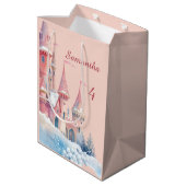 Enchanted Castle Gift Bag, Princess Present Bag  ミディアムペーパーバッグ (裏面アングル)