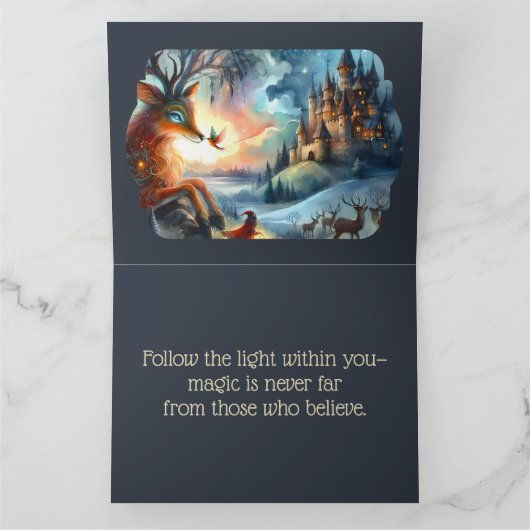 Enchanted Castle Winter Art カード (内部)