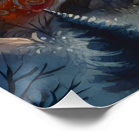 Enchanted Castle Winter Art ポスター (コーナー)