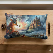 Enchanted Castle Winter Art ランバークッション