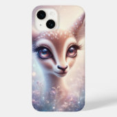 Enchanted Celestial Fawn Art Sparkling Galaxy Eyes Case-Mate iPhoneケース (裏面)