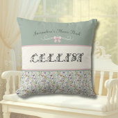 Enchanted Cello Wildflower Music Nook クッション
