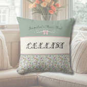 Enchanted Cello Wildflower Music Nook クッション