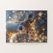 Enchanted Christmas Reindeer Puzzle ジグソーパズル (横)