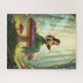 Enchanted Day Fairy Reading a Book Puzzle ジグソーパズル (横)