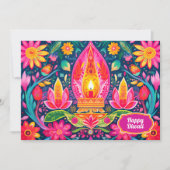 Enchanted Diwali Gardens card 招待状 (正面)