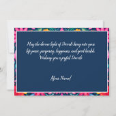 Enchanted Diwali Gardens card 招待状 (裏面)