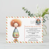 Enchanted Elf | North Pole Ugly Sweater Party  招待状 (スタンド正面)