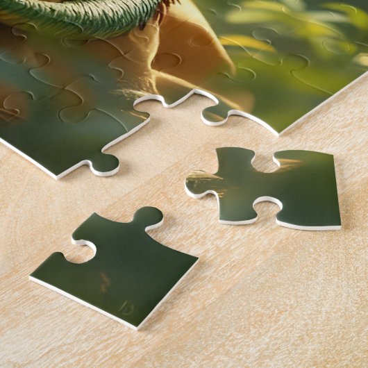 Enchanted Elven Fairy and Dragon ジグソーパズル (側面)