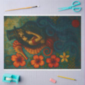 Enchanted Embrace – Fantasy Steampunk Decoupage 薄葉紙 (クラフト)