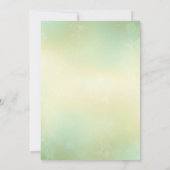 Enchanted Evening Deco Leaf Wedding Invitation 招待状 (裏面)