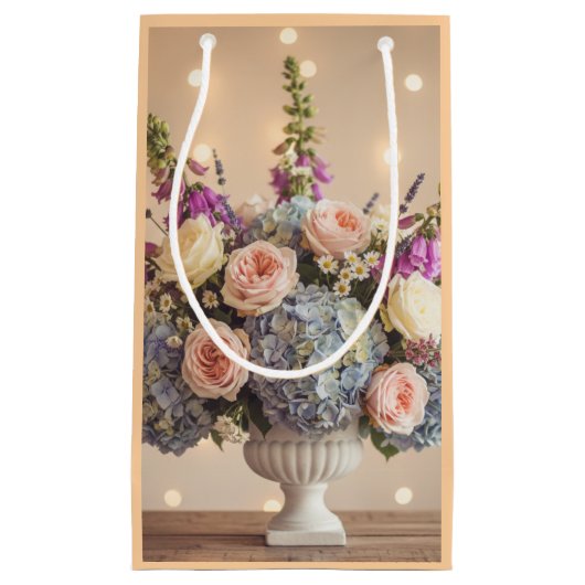 Enchanted Evening: Pastel Floral Centerpiece スモールペーパーバッグ (正面)