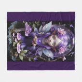 Enchanted Fairies V1 フリースブランケット (正面(横))