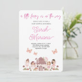 Enchanted Fairy Baby Shower 招待状 (スタンド正面)
