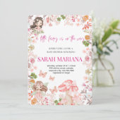 Enchanted Fairy Baby Shower  招待状 (スタンド正面)