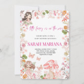 Enchanted Fairy Baby Shower  招待状 (正面)