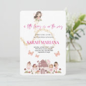 Enchanted Fairy Baby Shower 招待状 (スタンド正面)