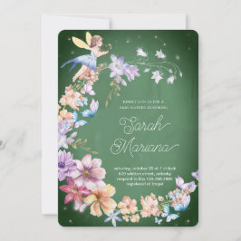 Enchanted Fairy Baby Shower 招待状