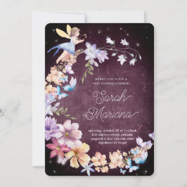 Enchanted Fairy Baby Shower 招待状