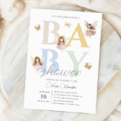 Enchanted Fairy Colorful Baby Shower 招待状