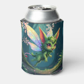 Enchanted Fairy Critter – Magical Forest Sprite  缶クーラー (缶裏面)
