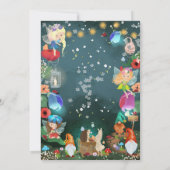 Enchanted Fairy Forest Invitation Fairy Gnome 招待状 (裏面)