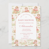 Enchanted Fairy Girl Baby Shower 招待状 (正面)