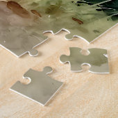 Enchanted Fairy in a Jar in a Magical Forest ジグソーパズル (側面)