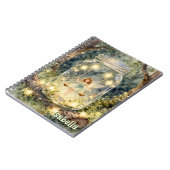 Enchanted Fairy in a Jar in a Magical Forest ノートブック (左側)