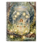 Enchanted Fairy in a Jar in a Magical Forest ノートブック (正面)