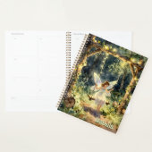 Enchanted Fairy in a Jar in a Magical Forest プランナー手帳 (ディスプレー)