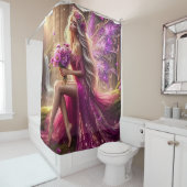 Enchanted Fairy in the Forest シャワーカーテン (インサイチュ)