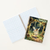 Enchanted Fairy on a Swing in a Magical Forest ノートブック (内部)