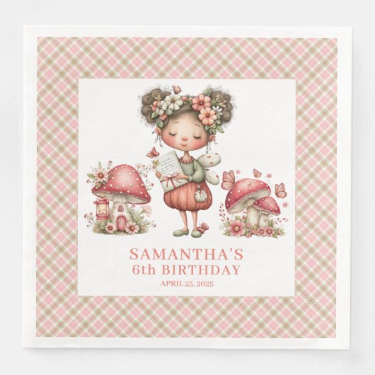 Enchanted Fairy Party Magical Garden Birthday  (正面)