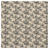 Enchanted Fairy Tale Forest Night Toile De Jouy ファブリック (見本)