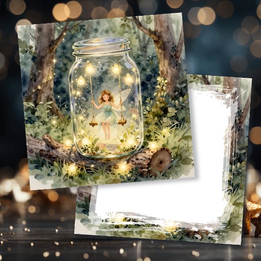 Enchanted Fairy Themed Girl's Birthday カード